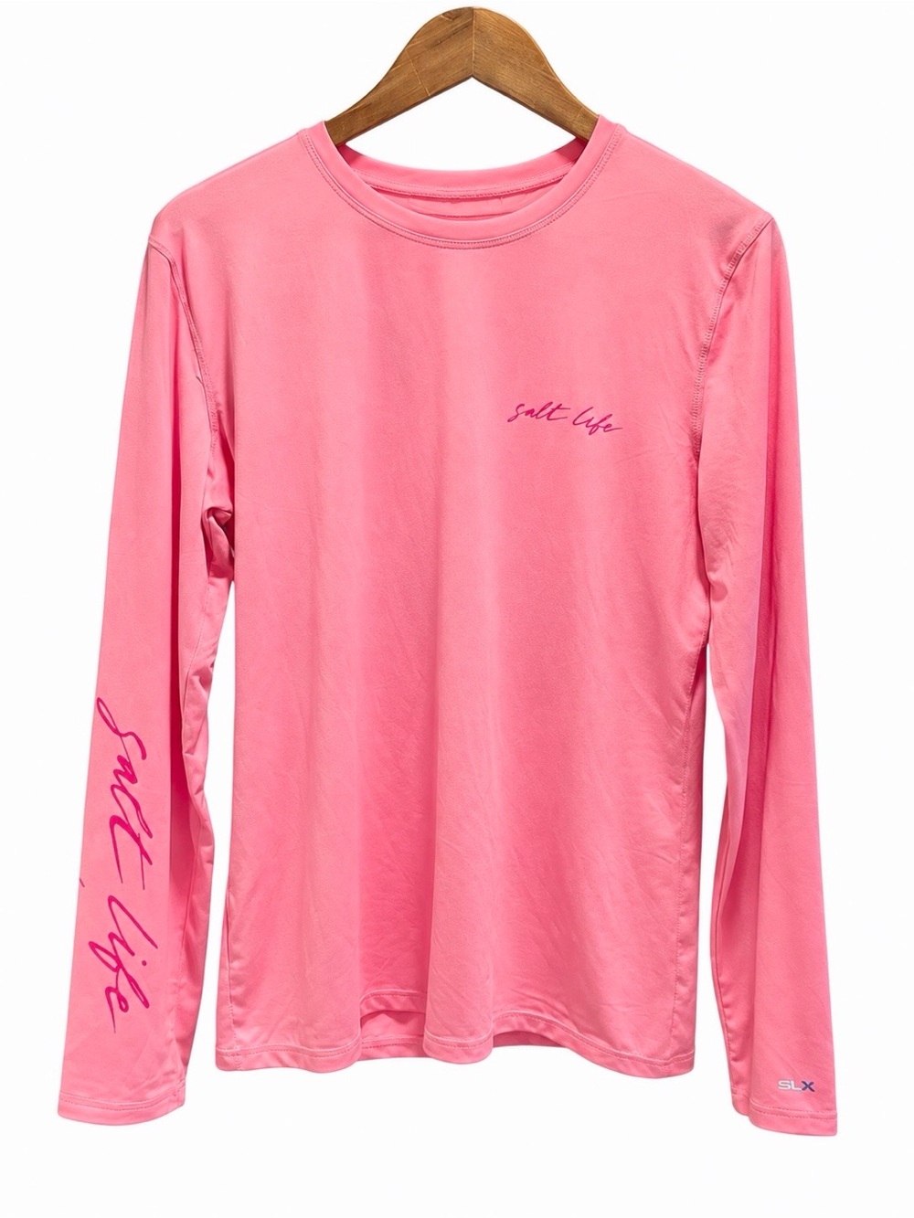 Salt Life SLX Women’s XL Aloha Paradise Pink Long Sleeve Performance Shirt